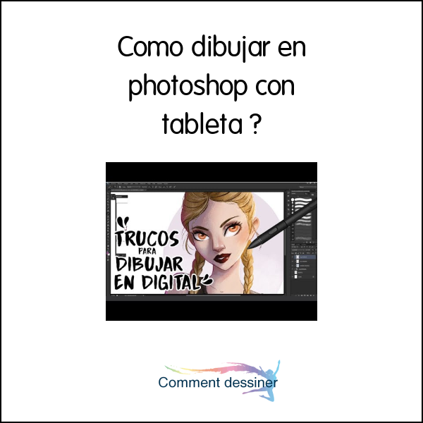 Como dibujar en photoshop con tableta